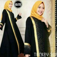 Jual gamis syari abaya pita import turkey 206 Murah