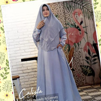 TERBARU TERMURAH SET GAMIS CALISTA ZEZE SYARI GOOD QUALITY
