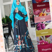 TERBARU TERMURAH SET GAMIS SYAHLA JUMBO SYARI GOOD QUALITY