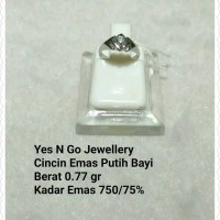 CINCIN EMAS PUTIH ANAK CN077 Diskon