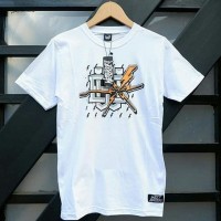 Kaos WestBrook white 01 kualitas oke