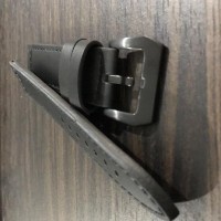 tali jam tangan strap kulit for seiko citizen orient dll AZ01 - Hitam