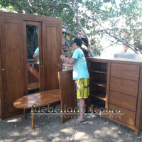 Custom Furniture Ibu Mei Jakarta, Meja, Trembesi, Lemari, Bufet Jati