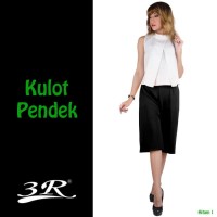 Kulot Pendek - Celana Wanita bahan Scuba Impor - Cullote - Jumbo ready