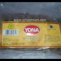 Jual Khusus Gojek-Gosend - Daging Burger Grill Beef Patties Yona Isi 10 Pcs Murah