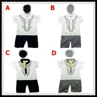 Baju Koko Bayi - Romper Koko Bayi (1-18 Bulan) - Allsize 0-4 Bln,