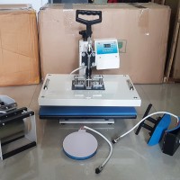 Mesin Press Kaos 5 In 1 Digital All In One Alat Hotpress Sablon Baju