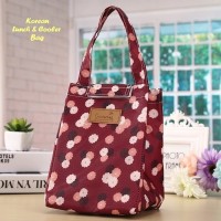 131 Lunch Cooler Bag Tas bekal dgn lapisan penahan panas/dingin KOREAN