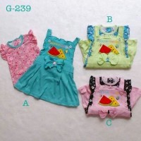Pakaian anak perempuan setelan kaos overall rok lucu anak bayi perem