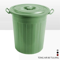 tong Air / Ember Timba Tutup Hijau 80 Liter