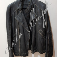 Original Zara Man Genuine Leather Jacket / Jaket Kulit Zara