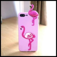 CCQ FLAMINGO HEAD 3D CASE COVER IPHONE 5 5S SE 6 6PLUS 7 7 PLUS 8