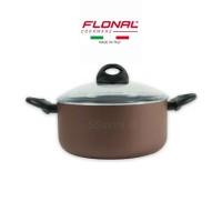 Flonal Ceralux Panci 20 Cm Bordeaux / Made in Italy / Panci 20 cm