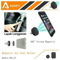 Aukey Magnetic Car Holder HD - C5 (nempel di kisi AC mobil) Surabaya