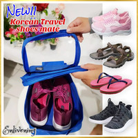 Tas Sepatu Traveling/Tempat sepatu Travel Gym/Korean Style Shoes Mate