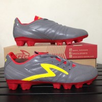 Sepatu Bola Specs Bold FG Cool Grey Red