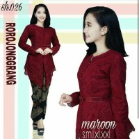 set kebaya rorojonggrang fashion masa kini