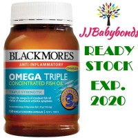 Jual Blackmores Omega 3 Triple Concentrated Odourless Fish Oil 150 kapsul Murah