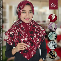 Jual jilbab/hijab instan rubiah ped tali motif Murah