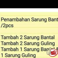Tambah Sarung Bantal Star / Sprei Home Industri Murah / Sprei Cipadu