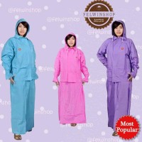 Jas Hujan Muslimah Rok SHE Buat Wanita Termurah