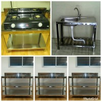 Kitchen Set (1Meja MT2 ; 3 Meja MT3 dan kitchen sink plus kran) BATAM