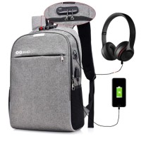 Tas Ransel Laptop Pria USB Charger dan Gembok Serbaguna XTT7734