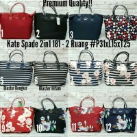 Tas Kate Spade 2in1 Premium Import Quality 2 ruang