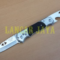 Pisau Lipat Ganda Double Senter LED