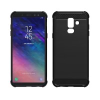 Soft case Xiaomi Samsung A6 Plus 2018 A6+ Carbon softcase Fiber Armor