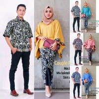 Harga Grosir baju sarimbit batik couple kebaya modern