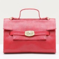 tas selempang wanita kunci depan merah sling bag cewek Diskon