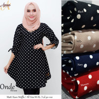 Baju wanita remaja cewek atasan onde blouse tunik muslim modern modis