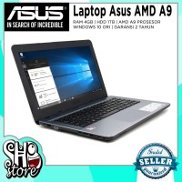 Laptop Asus Gaming AMD A9 Radeon R5 4GB RAM 1TB HDD Windows 10