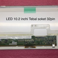 Layar LCD LED Laptop Gigabyte 10.2inchi Soket 30Pin Standar 1023LSTD