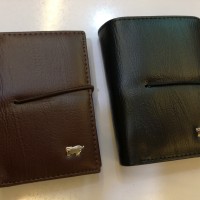 Dompet kartu / Card Holder karet Logo Braun Buffel