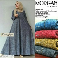 Morgan Gamis Umbrella Busui Jaguar Muslim Klok Dress Murah