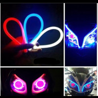 Lampu LED alis flesibel motor mobil panjang 30CM