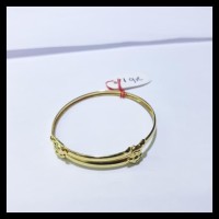 Diskon Gelang Emas Kuning Untuk Bayi Berat 1 Gram. Baby Bangle Yellow