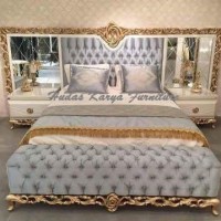 Jual Set Kamar Tidur cermin mebel jepara Murah