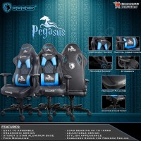 Sades Pegasus - Gaming Chair - Kursi Gaming Sades Pegasus - Blue