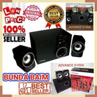 SPEAKER ADVANCE S100A / AUDIO SPEAKER S100 ORIGINAL SUPER BASS