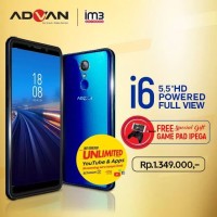 Advan i6 5.5 Inch Garansi 1 Tahun Original - HP Keluaran Terbaru 2018