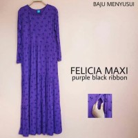 MAMIGAYA Gamis Menyusui - Felicia Maxi | Dress Menyusui | Nursing Wear