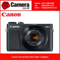 Canon PowerShot G9X Mark II (Black) / Kamera Canon/Garansi Resmi