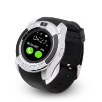 DIJUAL COGNOS SMARTWATCH DZ11 - GSM V8 - SILVER PROMO