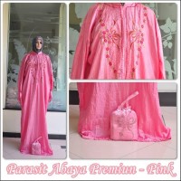 Jual MUKENA TRAVELLING PARASIT ABAYA TANPA KEPALA PINK Murah
