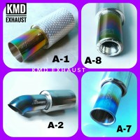 Jual Muffler Knalpot Mobil Racing Spoon Biru mini HRV Brio Rush Picanto BRV Murah