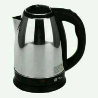 Teko/Panci Pemanas Air Otomatis FLECO F-718 Uk 1,8L Stenlles Stell.