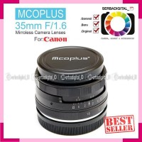 Mcoplus LENS 35MM F1.6 Canon EF-M FIX Lens (FOR EOS M MIRRORLESS)